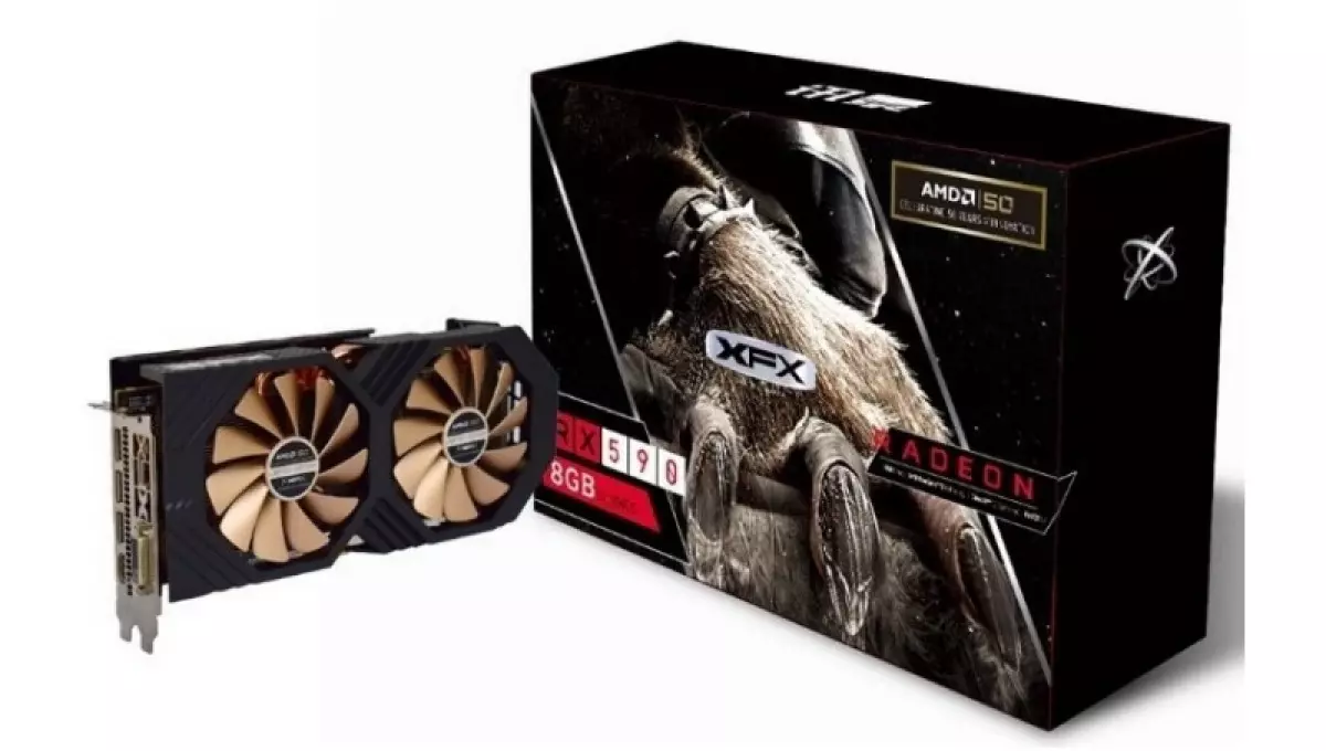 XFX підготувала відеокарту Radeon RX 590 AMD 50th Anniversary Edition до ювілею AMD