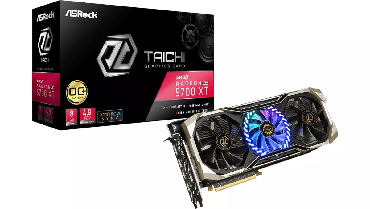 Представлена ​​3D-карта ASRock Radeon RX 5700 XT Taichi X 8G OC +