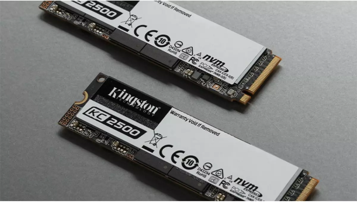 Накопичувачі Kingston KC2500 NVMe PCIe SSD вміщають до 2 Тбайт даних