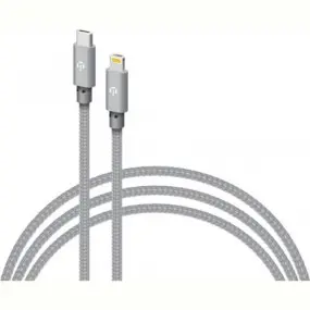 Кабель Intaleo CBGNYTL1 USB Type-C-Lightning 1м 60W Grey (1283126559587)