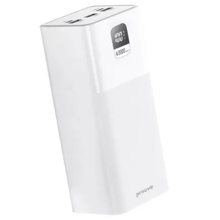 Универсальная мобильная батарея Proove Giant 100W 40000mAh White (PBGI99320002)
