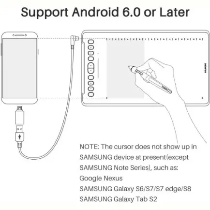 Графічний планшет Huion H1161 + рукавичка