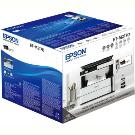 Багатофункційний пристрій А4 Epson M2170 Фабрика друку з WI-FI (C11CH43404)