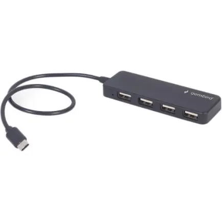 USB-хаб Gembird USB Type-C 4-в-1 (UHB-CM-U2P4-01)
