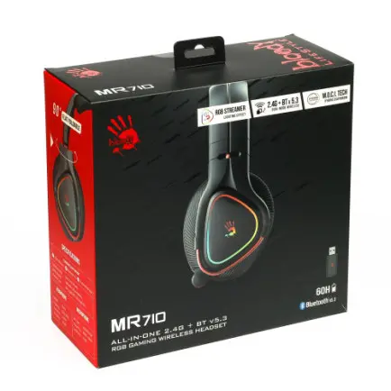 Bluetooth-гарнітура Bloody MR710 Black