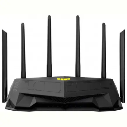 Беспроводной маршрутизатор Asus TUF Gaming TUF-AX6000 (AX6000, 1x2.5GE WAN, 1x2.5GE LAN, 4xGE LAN, AURA RGB lighting, 6 внешних антенн)