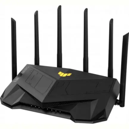 Беспроводной маршрутизатор Asus TUF Gaming TUF-AX6000 (AX6000, 1x2.5GE WAN, 1x2.5GE LAN, 4xGE LAN, AURA RGB lighting, 6 внешних антенн)
