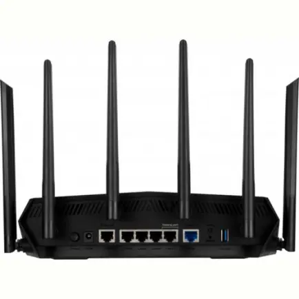 Беспроводной маршрутизатор Asus TUF Gaming TUF-AX6000 (AX6000, 1x2.5GE WAN, 1x2.5GE LAN, 4xGE LAN, AURA RGB lighting, 6 внешних антенн)