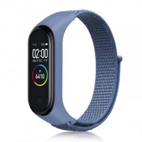 Ремешок BeCover Nylon Style для Xiaomi Mi Smart Band 5/Mi Smart Band 6 Blue (705417)