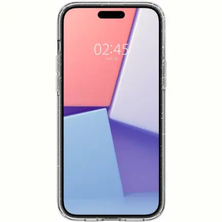 Чeхол-накладка Spigen Liquid Crystal Glitter для Apple iPhone 15 Plus Crystal Quartz (ACS06648)