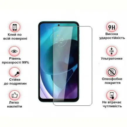 Захисне скло BeCover для Motorola Moto G22 Crystal Clear Glass 3D (708093)