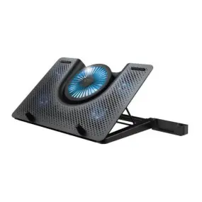 Охлаждающая подставка для ноутбука Trust GXT 1125 Quno Blue LED 17.3" Black (23581)