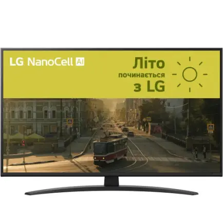 Телевiзор LG 43NANO81A6A