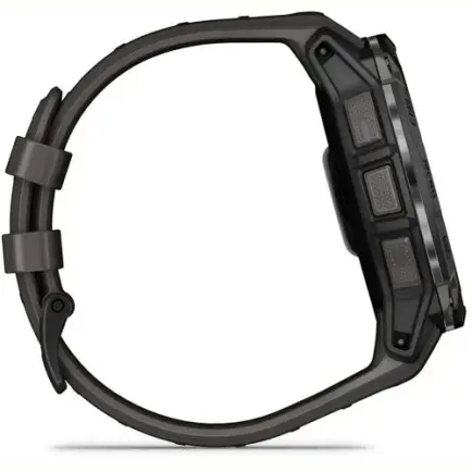 Смарт-часы Garmin Instinct 3 50mm AMOLED Black with Charcoal Silicone Band (010-03020-40)
