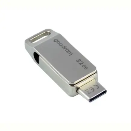 Флеш-накопитель USB3.2 32GB OTG Type-C Goodram ODA3 Silver (ODA3-0320S0R11)