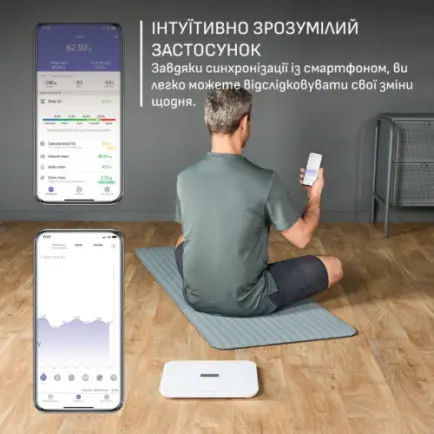 Весы напольные Tefal GoodVibes Sport BM9740F0