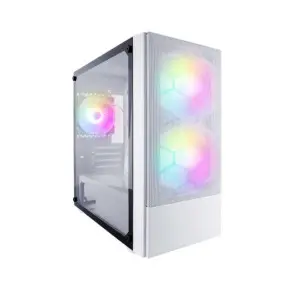 Корпус 1stPlayer X4-M-WH-2F1P-W-1F1-W White без БП