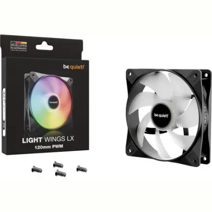 Вентилятор be quiet! Light Wings LX 120mm PWM Black (BL120)