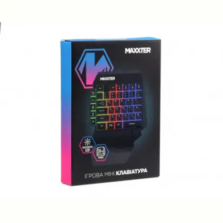 Клавиатура Maxxter KBG-OH-01B-UA Black