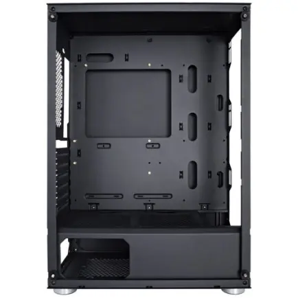 Корпус 1stPlayer X5-BK-4F1 Black без БП