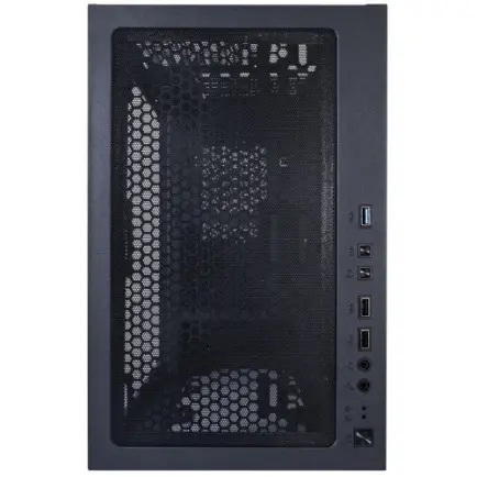 Корпус 1stPlayer X5-BK-4F1 Black без БП