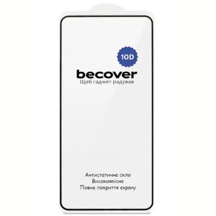 Захисне скло BeCover для Realme C85 5G 10D Black (715140)