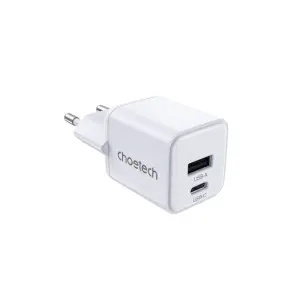 Мережевий зарядний пристрій Choetech (USB-C+USB-A)