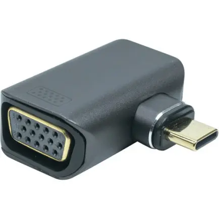 Адаптер PowerPlant USB Type-C - VGA (M/F)