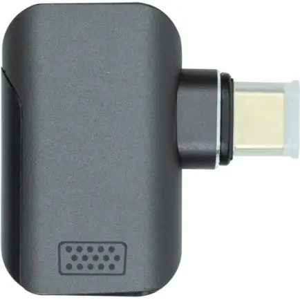 Адаптер PowerPlant USB Type-C - VGA (M/F)