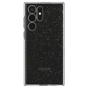 Чeхол-накладка Spigen Liquid Crystal Glitter для Samsung Galaxy S22 Ultra SM-S908 Crystal Quartz (ACS03913)