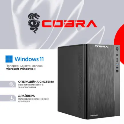 Персональный компьютер COBRA Advanced Windows 11 Pro (56GT.16.S5.INT.24579W)