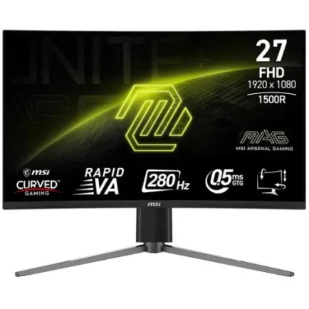 Монитор MSI 27" MAG 276CPXF VA Black Curved 280Hz