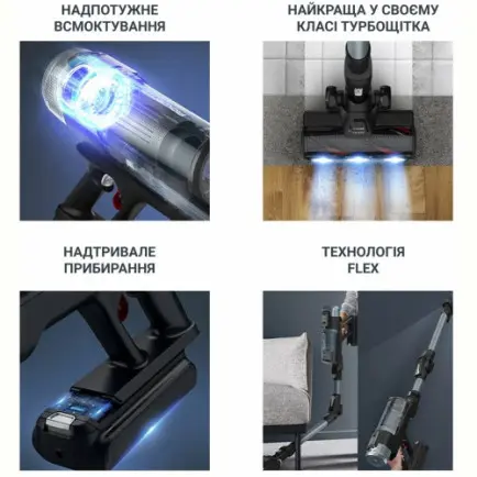 Аккумуляторный пылесос Rowenta X-Force Flex 16.60 Animal RH9C71E0