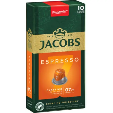 Кава в капсулах Jacobs Espresso Classico 10шт