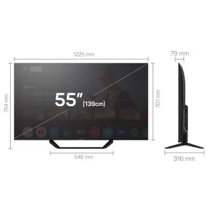 Телевизор Tesla 55E655BUS/ 55"/ 4K UHD (3840x2160)