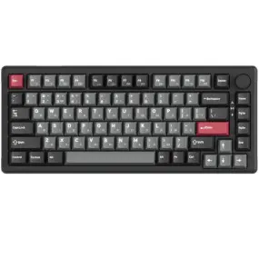 Клавіатура бездротова GamePro Asgard Yord Keychron Super Red Switch Black (MK266BK)