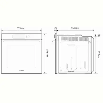 Духовой шкаф Samsung NV7B4245VAK/WT
