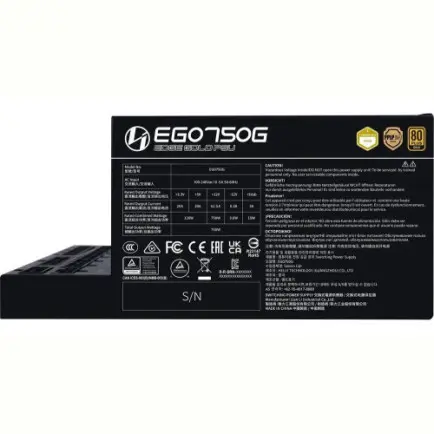 Блок питания Lian Li EDGE750, 80 Plus Gold, Black, EU Cord (G9P.EG0750G.B000.EU)