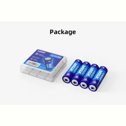 Аккумулятор XTAR AA/HR06 Li-ion 2500 mAh 4 шт.