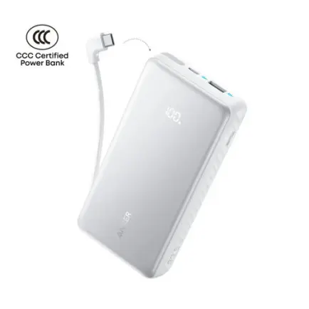 Универсальная мобильная батарея Anker Zolo 20000mAh 22.5W White (A110EH21)