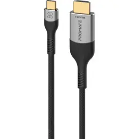 Кабель Promate USB Type-C - HDMI V 2.1 (M/M)