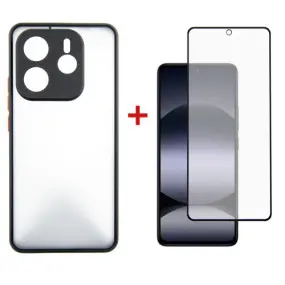 Чохол-накладка Dengos Matt для Xiaomi Redmi Note 14 5G Black (DG-KM-127)