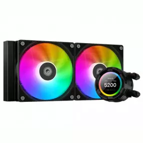 Система водяного охлаждения ID-Cooling Space LCD SL240 XE, Intel: 2066/2011/1700/1200/1151/1150/1155/1156, AMD: AM5/AM4, 276x120x27 мм, 4-pin