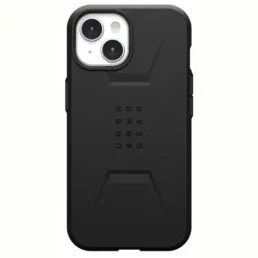Чeхол-накладка Urban Armor Gear Civilian Magsafe для Apple iPhone 15 Black (114287114040)