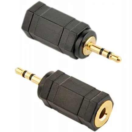 Адаптер Cablexpert 2.5 мм - 3.5 мм (M/F)