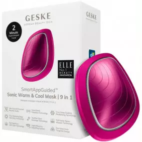 Звуковая маска тепло и холод Geske Sonic Warm & Cool Mask 9 в 1 Magenta (GK000002MG01)