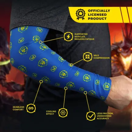 Геймерский рукав Blizzard Entertainment World of Warcraft IV Alliance M Blue (FWOWSLEEVALLIBL0M)