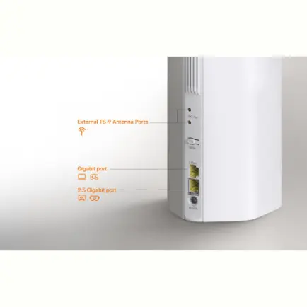 Беспроводной маршрутизатор Tenda 5G06 (5G LTE NR 3GPP: Release 15, 4G LTE Cat18/Cat19, Wi-Fi 6, AX3000, 1x2.5GE WAN/LAN, 1xGE LAN, 2*Nano SIM)