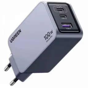 Зарядний пристрій Ugreen Nexode Pro X757 100W GaN (2хUSB-C+USB-A)