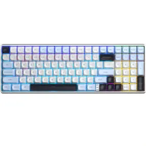 Клавіатура бездротова Aula S100pro Brown Switch White/Black (6948391205755)